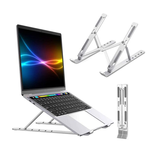 ノートPC スタンド  机上 タブレット 冷却 放熱 スタンド 持ち運び 高さ 調節 角度調整 肩こ...