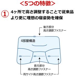 枕 日本製 肩こり首こり いびき 洗える ロマ...の詳細画像3