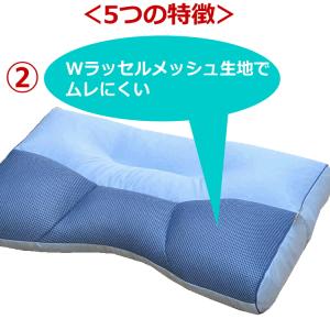 枕 日本製 肩こり首こり いびき 洗える ロマ...の詳細画像4