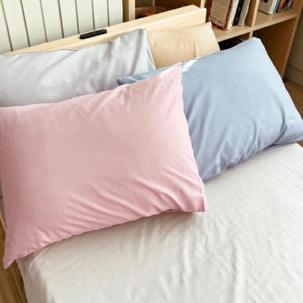 ロマンス小杉 ピローケース 綿100％ 日本製 無地 封筒式 43×85（43×63cm枕まで対応）