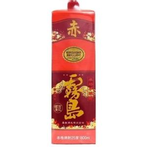 お酒 焼酎 霧島酒造 赤霧島パック 25° 900ml : チャップリンYahoo!店