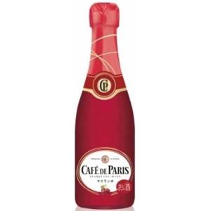 ［お酒　果実酒　スパークリング　　フルーツ]カフェ・ド・パリ サクランボ　6.5度　200ml　正規｜sintounakano