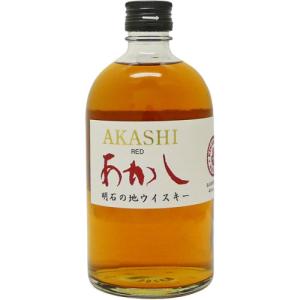 ［お酒　ウイスキー]江井ヶ嶋酒造 ホワイトオーク 地ウイスキーあかし レッド ５００ml｜sintounakano