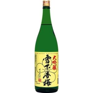 [お酒　日本酒 清酒　全国送料無料]雪下香梅　大吟醸　1800ml(新潟)　限定品