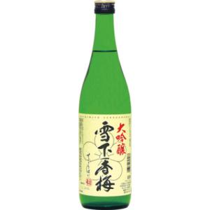 [お酒　日本酒 清酒　全国送料無料]雪下香梅　大吟醸　720ml(新潟)　限定品