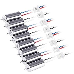 Guokukey 8本 マイクロモーター TELLOブラシモーター 8.5x20mm