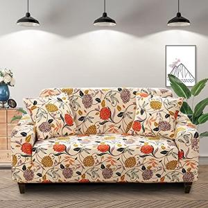 CHOZAN ソファーカバー 3人掛け 肘付き ストレッチ 北欧風 伸縮素材 滑り止め 防塵 ソファー保護 クッションカバー2枚付