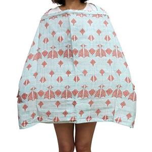 Schlegel 授乳 ケープ カバー 大きめ フリー サイズ ワイヤー 入り ムレない ガーゼ生地 上質 多機能 収納袋