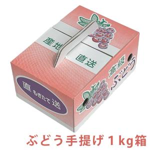 ぶどうの箱 「ぶどう1kg用手提げ箱 50枚入」 大粒ぶどう1房用 産地直送 高級ぶどう 送料無料