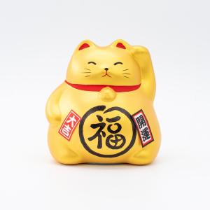 開運 金運財運UP 風水金運招き猫貯金箱 白崎八幡宮で祈願済み : 白崎