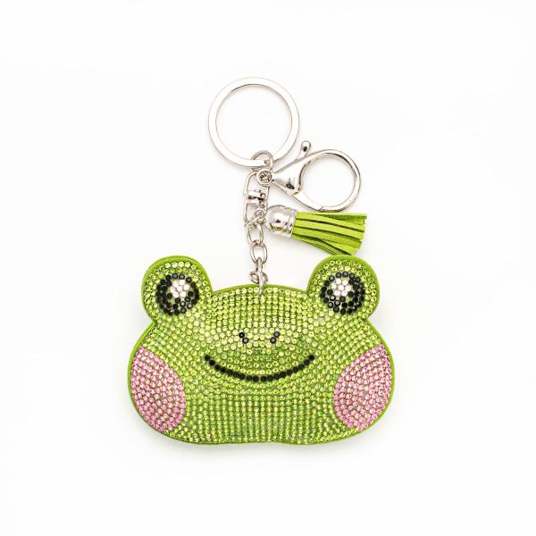 白崎八幡宮 きらきらラインストーン 三福かえる守 当宮にて祈願済み　