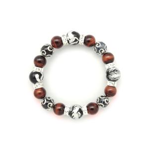 藤原書記　2点　四神獣金彫タイガーアイAAA モリオン10㎜AAA 藤原書記 2点 四神獣金彫タイガーアイAAA モリオン10㎜AAA