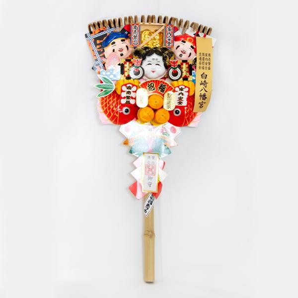 熊手1号（小）絵馬付き 開運・金運・財運UP 2026年(令和8年)/午年/縁起物 神社で祈願済み　...