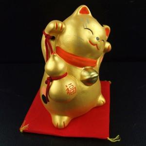 金運財運UP 風水金運招き猫 千成瓢箪 白崎八...の詳細画像1