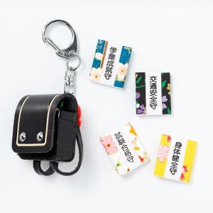 ミニランドセル型お守り（黒）　本型お守り1体　神社で祈願済み