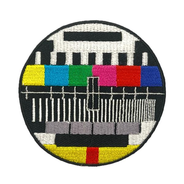 アイロンワッペン/刺繍/アップリケ/エレクトリックミュージック/カラーバー/音楽/シンセサイザー/ミ...