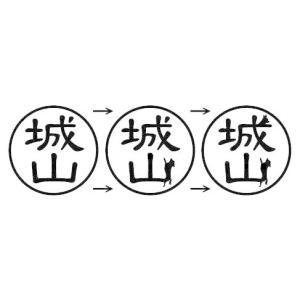 ワン鑑 ブラック11ブライト シャチハタ 印鑑...の詳細画像2