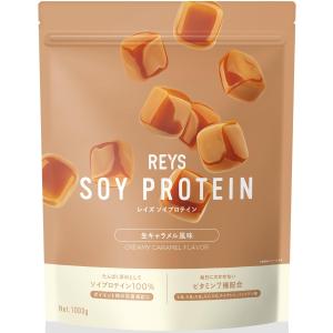 REYS レイズ ソイ プロテイン 山澤 礼明 監修 1kg 国内製造 ビタミン7種配合 SOY ぷろていん ソイプロテイン (生キャラメル風味) 送料無料