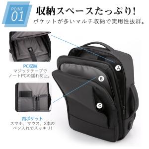 爆買 リュック メンズ リュックサック ビジネ...の詳細画像2