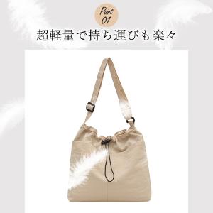 ショルダーバッグ レディース 斜めかけ 巾着 ...の詳細画像4