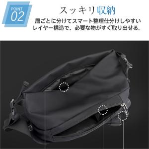 ボディバック メンズ 撥水 防水 ワンショルダ...の詳細画像2
