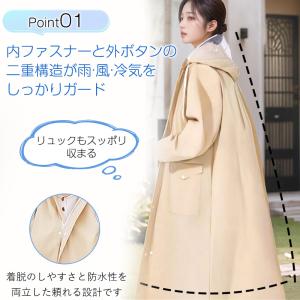 爆買 レインコート 自転車 レディース レイン...の詳細画像1