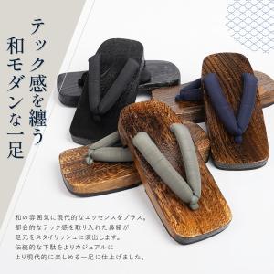 下駄 メンズ F寸 浴衣 和装 痛くない 男 ...の詳細画像1