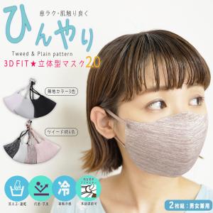 ゲリラセール★ COCOCHI【立体型 3Dマスク 2.0】マスク 2枚入 冷感 マスク 2021年 通年使える 血色マスク 卵型 スポーツマスク ジム 小顔 ここち [2枚入×1袋]