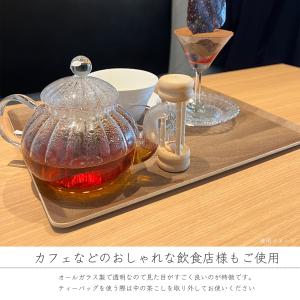 ガラスのティーポットセット 耐熱ガラス ポット...の詳細画像5