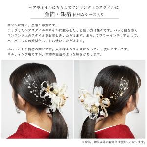 金箔 銀箔 ヘア用 ゴールド シルバー 髪飾り...の詳細画像1