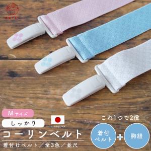 コーリンベルト しっかり M寸 並尺 日本製 進化版 きものベルト 着付けベルト 着崩れ防止 ゴム おしゃれ 着物 浴衣 通年用 箱入 すなおさん 正規品