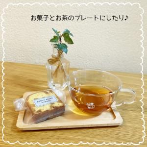 カフェトレー 4枚組 木製トレー ナチュラル ...の詳細画像2