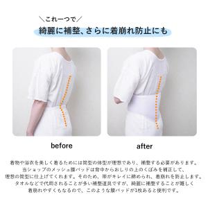 補正パッド メッシュ 腰パッド ワンタッチ ベ...の詳細画像2