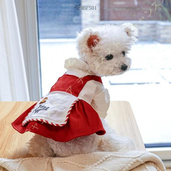 可愛い 犬服 夏 涼しい ワンピース ドッグウェア 犬の服 ペット服 お姫様 かわいい スカート 洋...