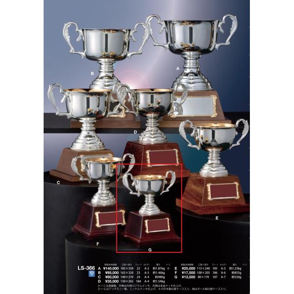 ウィンシルバー LS-366-G 口径80mm高さ170mm 重さ550g