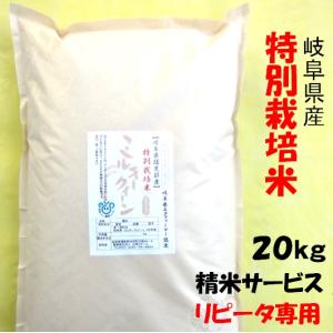 ハツシモ 令和7年産 お米 特別栽培米 岐阜県産 玄米30Kg（10kg×3）分