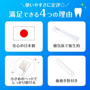 業務用 使い捨て 歯ブラシ 歯磨き粉 チューブ...の詳細画像2