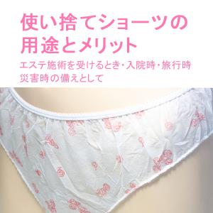 使い捨てパンツ ショーツ ペーパーショーツ 紙...の詳細画像4