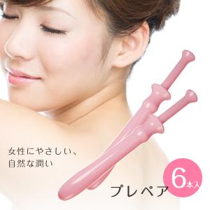 潤滑ゼリー 女性用 個包装 プレペア 6本入り 女性用 デリケート ゾーン 無臭 ワンタッチ 更年期｜siruday