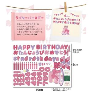 ウォールステッカー お誕生日パ-ツ2種類 ケ-...の詳細画像5