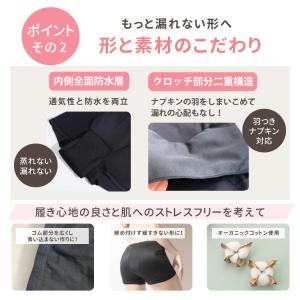 ショーツ レディース インナーショーツ ハイウ...の詳細画像4