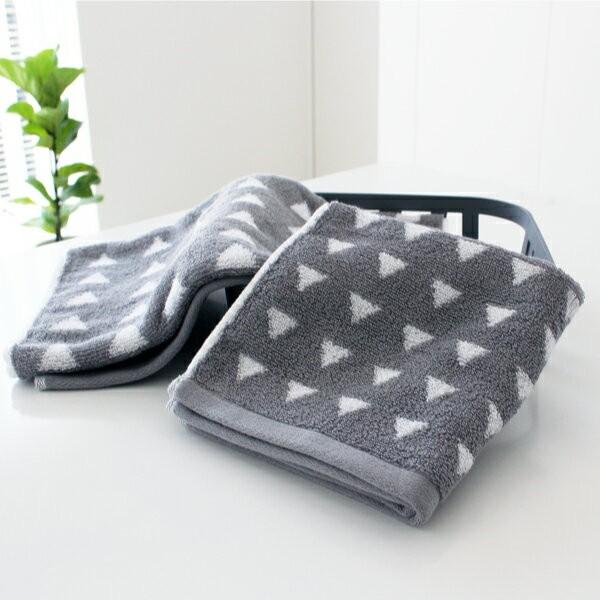 ハンドタオル アライメント トライアングル 柄