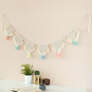 ガーランド 北欧 装飾 パステル ボヘミアン ホームパーティ 結婚式 飾り 手作り Ma Charlies 通販 Yahoo ショッピング