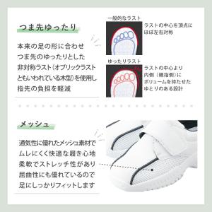 ナースシューズ 疲れにくい 白 看護師 介護士...の詳細画像2
