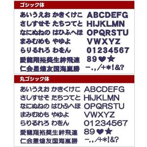 オーダー ネーム ワッペン/フェイクレザー/S...の詳細画像5