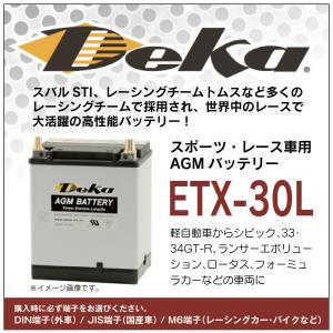 Deka 日本正規品 Deka SPORTPOWER ETX-15 スポーツ/レース用軽量AGM 