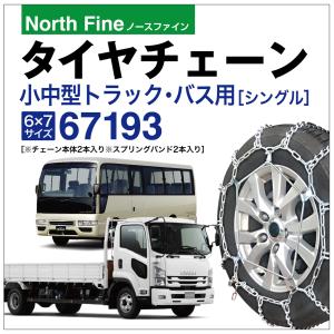 トラック バス用 タイヤチェーン 67193 小型 中型 ラダー チェーンバンド SR-16 チェーン2本+バンド2本セット