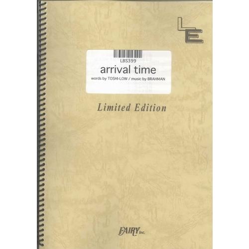 (楽譜) arrival time／BRAHMAN (バンドスコアピース／オンデマンド LBS399...