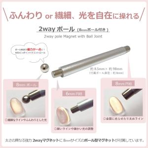 2wayボールマグネット マグネットネイル用磁...の詳細画像1