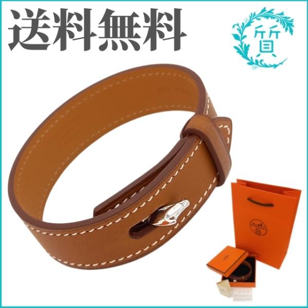 HERMES エルメス ヴォー タデラクト パナッシュ ホースヘッド 馬 ブレスレット ブラウン 茶...